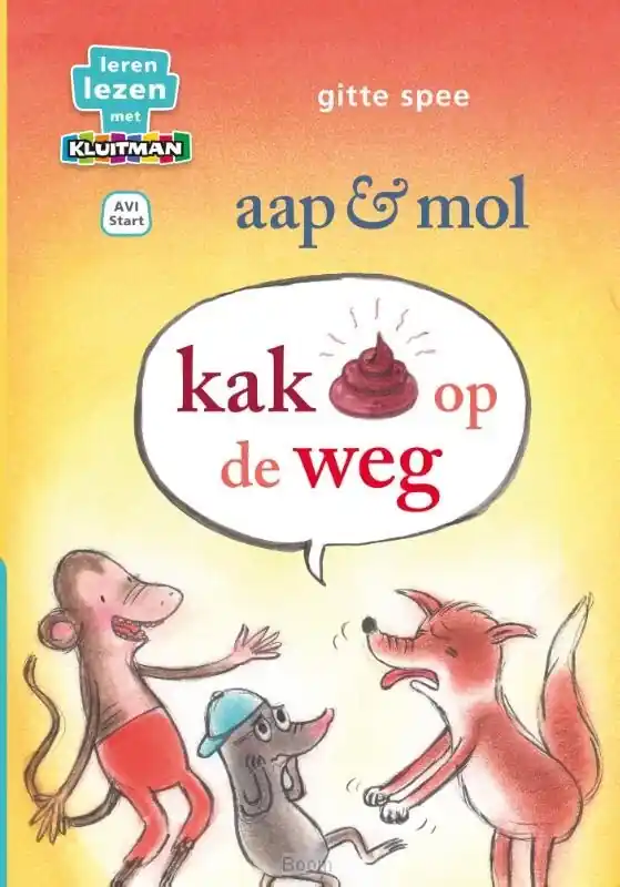 aap en mol. kak op de weg Beperkte Voorraad