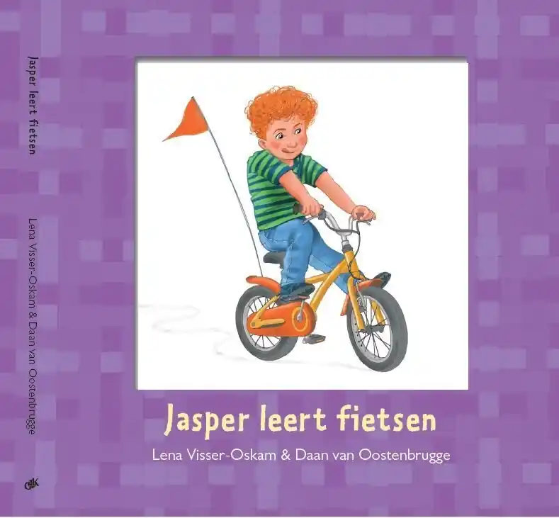 Korting Jasper leert fietsen