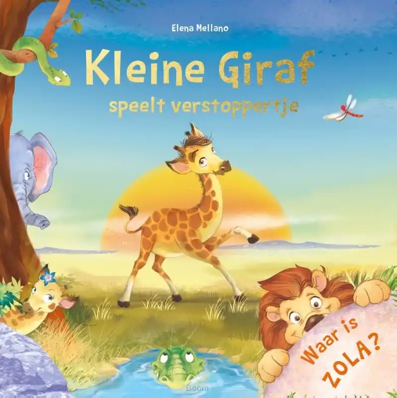 Betrouwbaar Kleine Giraf speelt verstoppertje