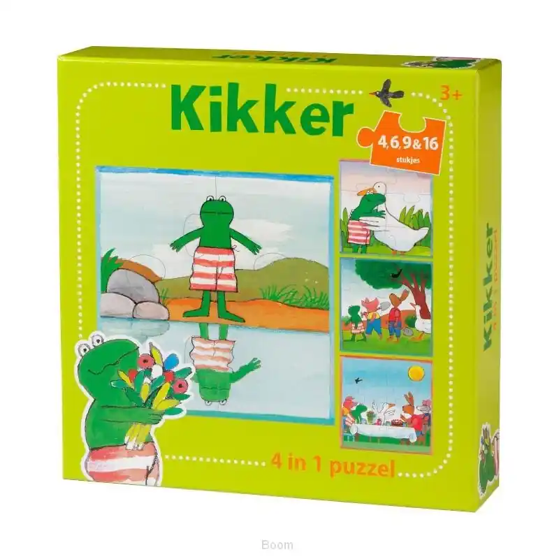 Kikker puzzel 4 in 1 Favoriet