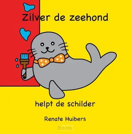 Gecertificeerd Zilver de zeehond helpt de schilder