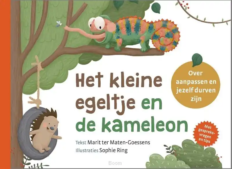 Direct Verzonden Het kleine egeltje en de kameleon