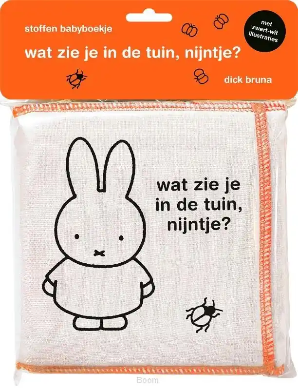 Flitsaanbieding stoffen babyboekje, wat zie je in de tui