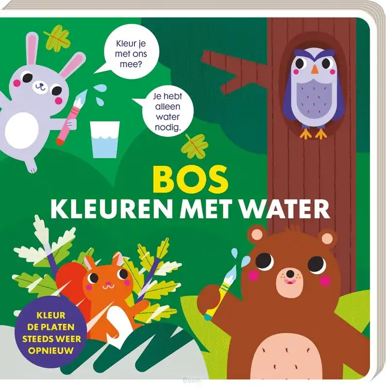 Kleuren met water - Bos Dagaanbieding