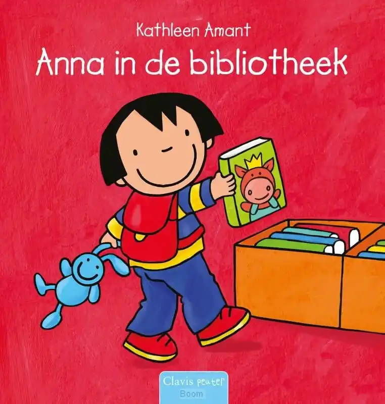 Flitsaanbieding Anna in de bibliotheek