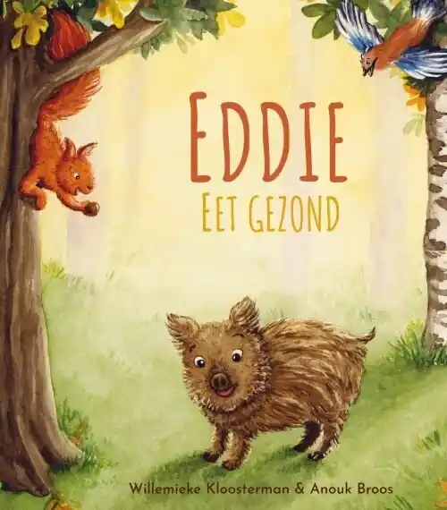 Eddie eet gezond Op = Op