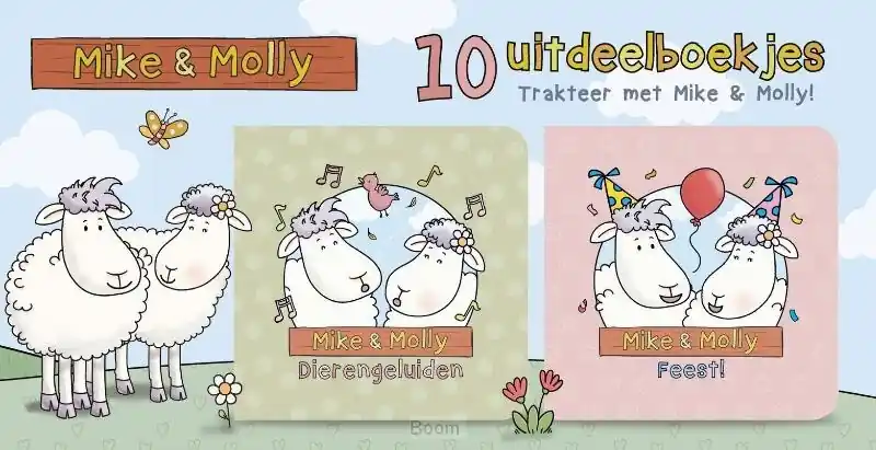 Bestseller Mike & Molly - uitdeelboekjes