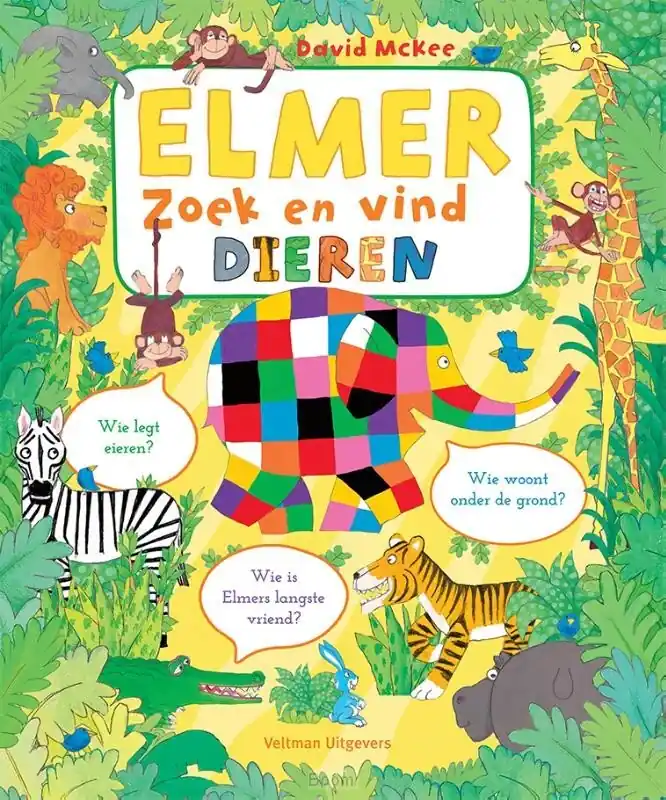 Elmer zoek en vind - dieren Lage Kosten