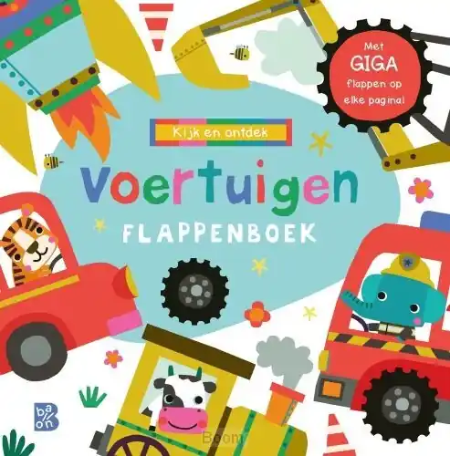 Kijk en ontdek: Voertuigen flappenboek Snelle Levering