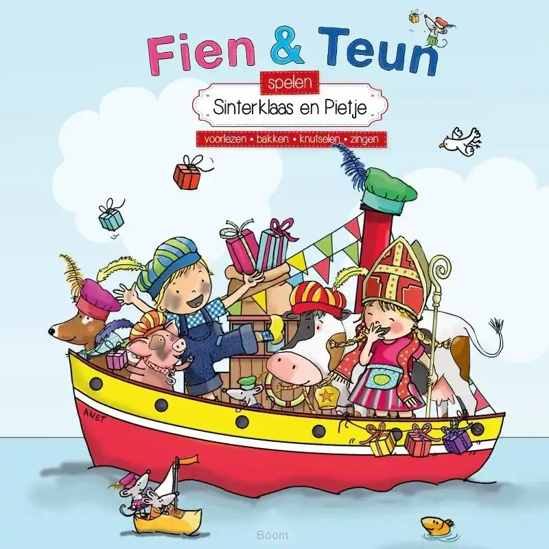 Korting Fien & Teun spelen Sinterklaas en Pietje