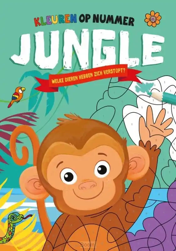 Express Levering Jungle - Kleuren op nummer