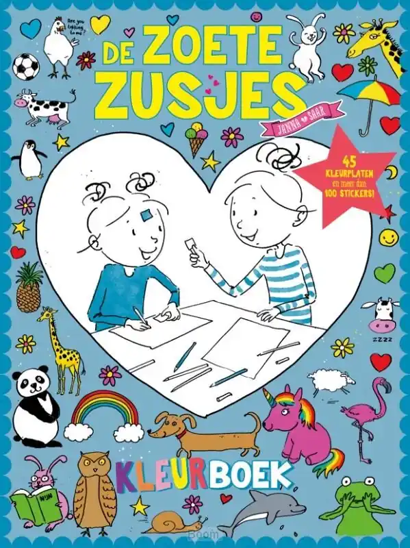 Flitsaanbieding De Zoete Zusjes kleurboek met meer dan 1