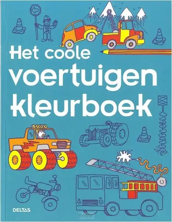 Het coole voertuigen kleurboek Laatste Versie