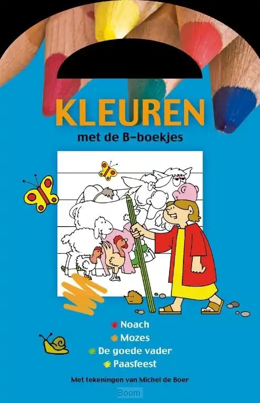 Kleurboek B-boekje blauw Gratis Retour