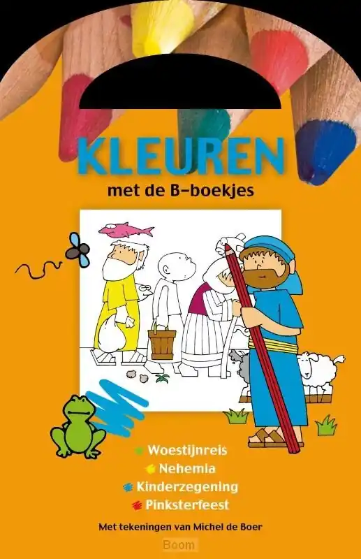 Bestseller Kleurboek B-boekje oranje
