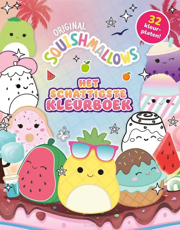 Premium Het officiële Squishmallows kleurboek