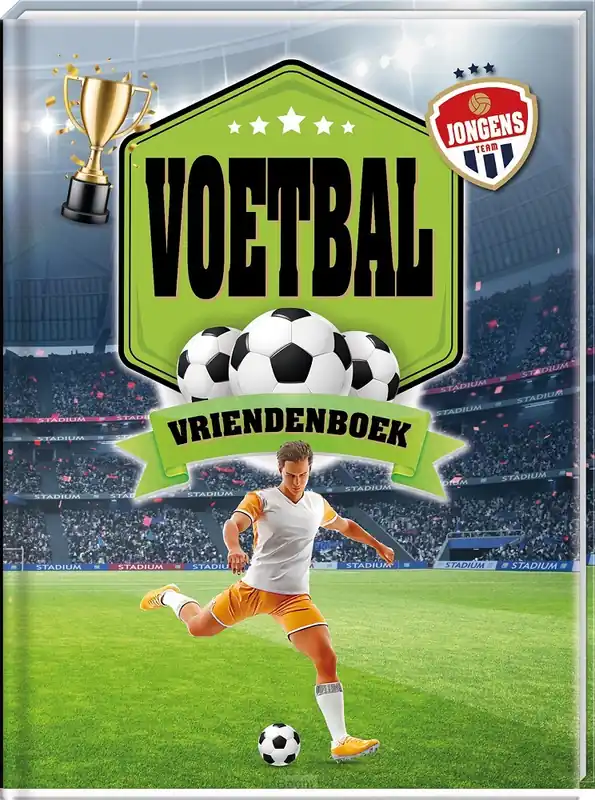 Vriendenboek voetbal jongens Flitsaanbieding