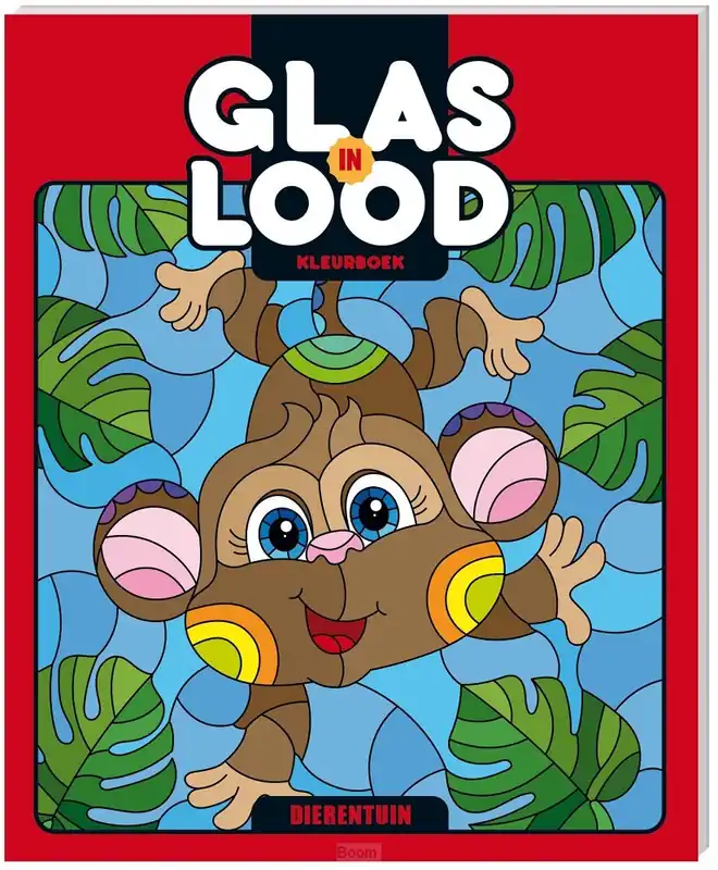 Express Levering Kleurboeken glas-In-Lood - Dierentuin