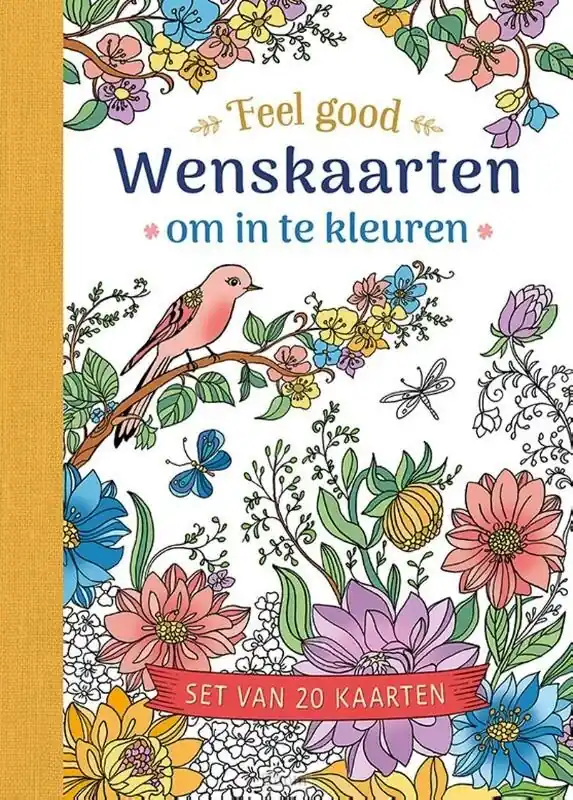 Goedkoop Wenskaarten om in te kleuren - Feel good