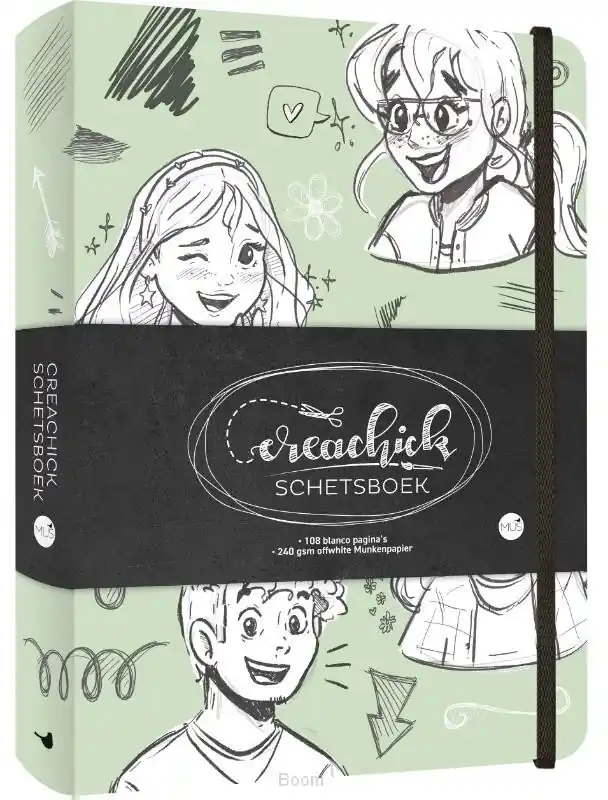 Korting CreaChick Schetsboek / Sage Green