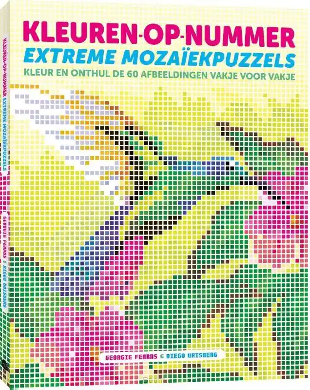 Kleuren-op-nummer: extreme mozaïekpuzzel Gratis Retour