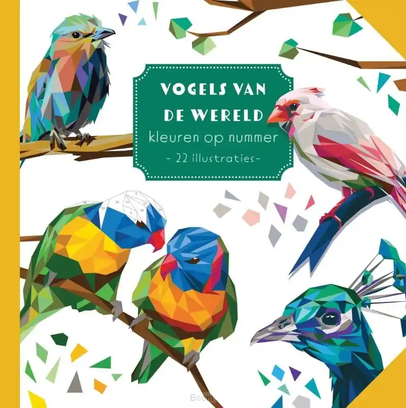 Vogels van de wereld - Kleuren op nummer Hete Deal
