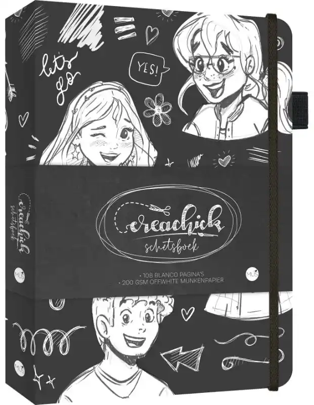 CreaChick schetsboek Gratis Retour