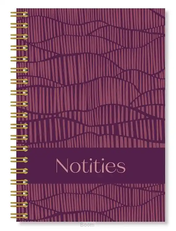 Terdege notitieboek paars incl. posters Actieprijs