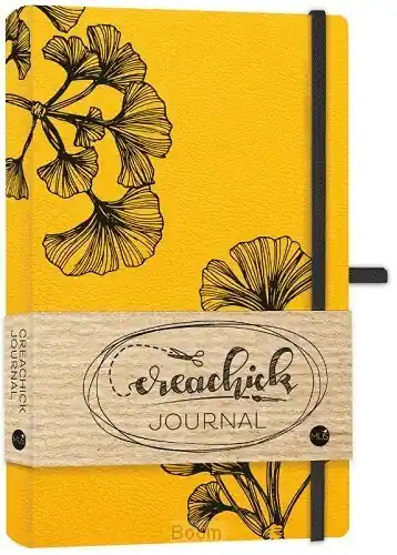 Speciale Aanbieding Creachick journal okergeel