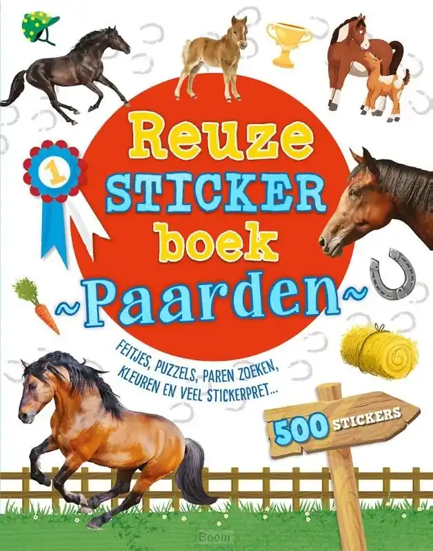 Nu Kopen Reuzestickerboek Paarden