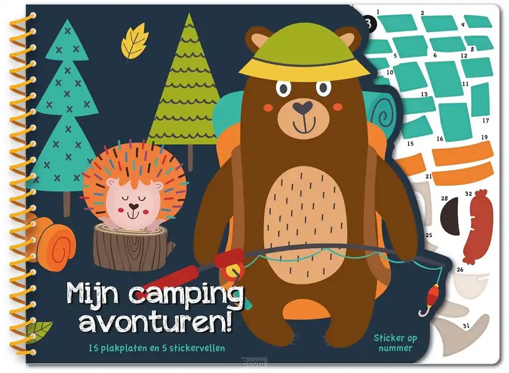 Stickeren op nummer - Mijn campingavontu Populair