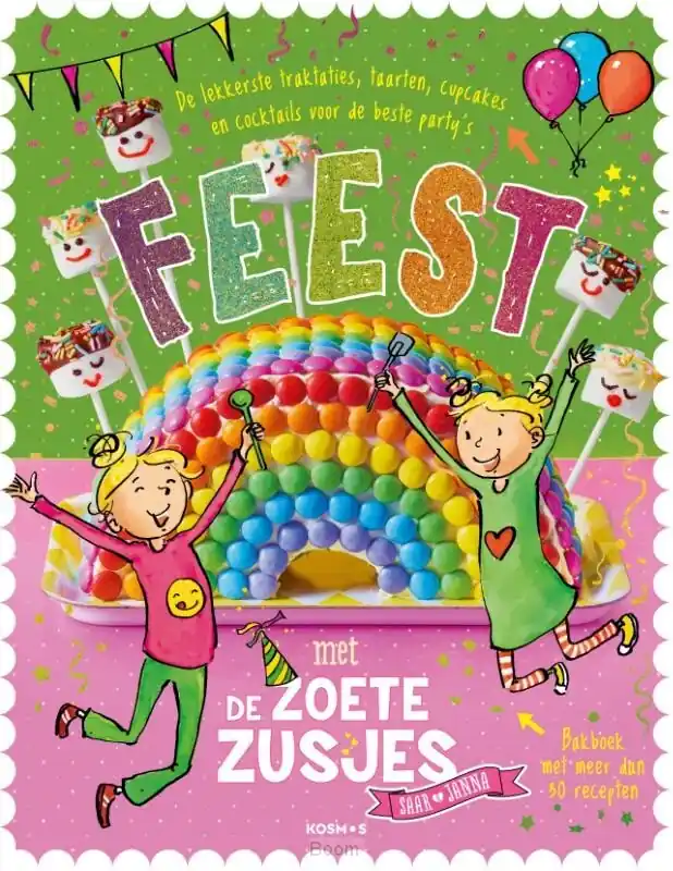 Feest met de Zoete Zusjes bakboek met me Bestel Nu