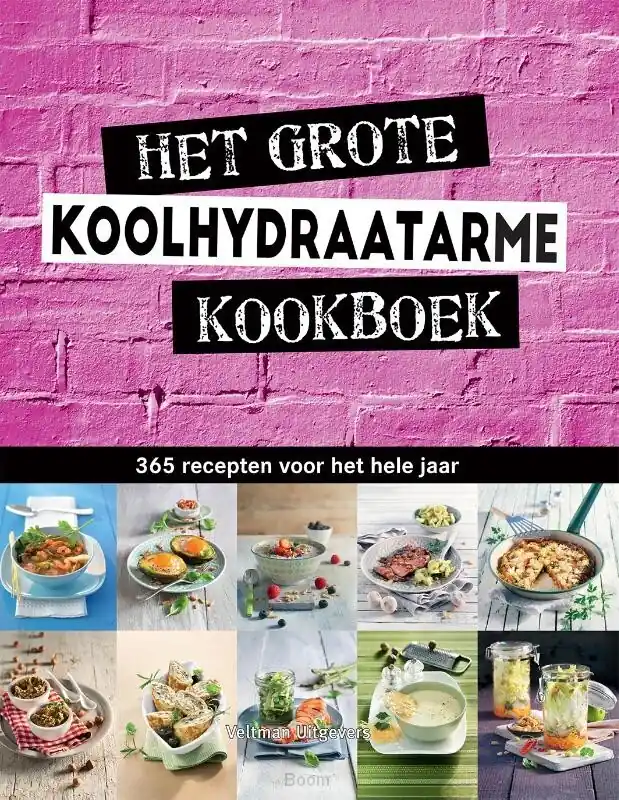 Het grote koolhydraatarme kookboek Direct Verzonden