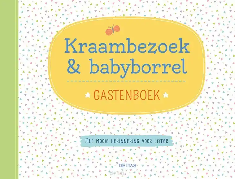Kraambezoek & babyborrel - Gastenboek Aanbieding
