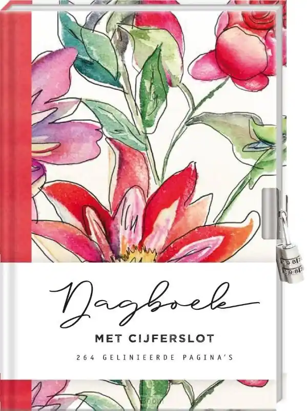 Seizoensaanbieding Dagboek met cijferslot voor volwassenen