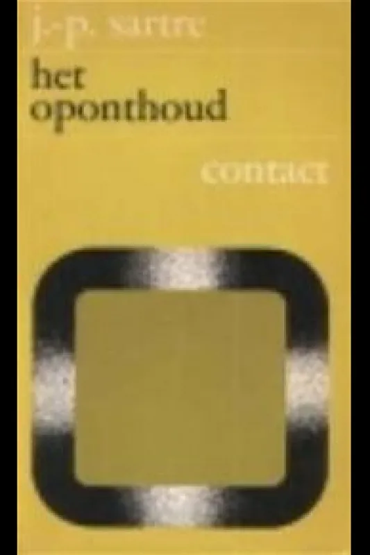 Het oponthoud - Jean-Paul Sartre Favoriet
