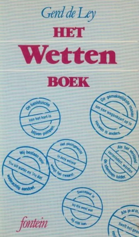 Flitsaanbieding Wettenboek - Ley