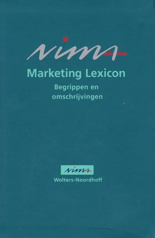 Nima marketing lexicon - NIMA Lage Kosten