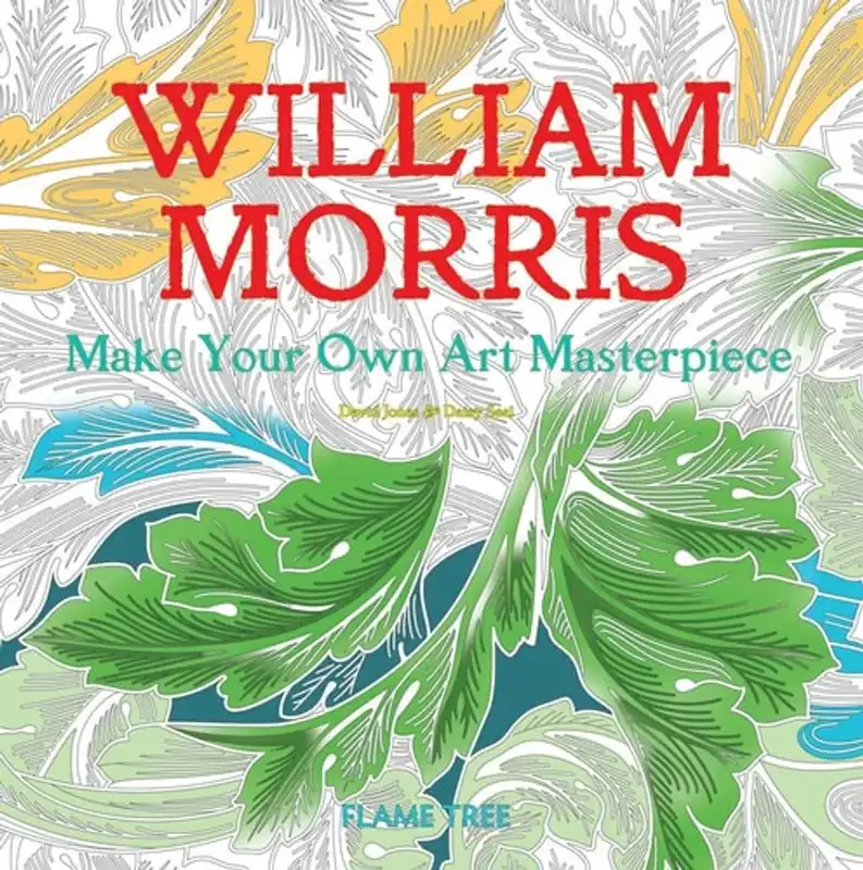 William Morris (Art Colouring Book) Make Your Own Art Masterpiece - Daisy Seal Gratis Retour