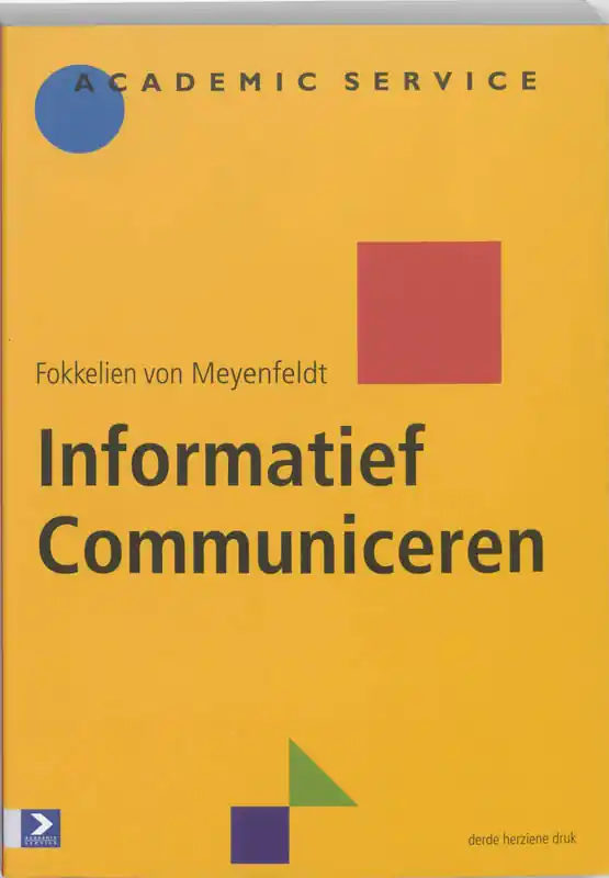 Informatief communiceren - F. von Meyenfeldt Korting