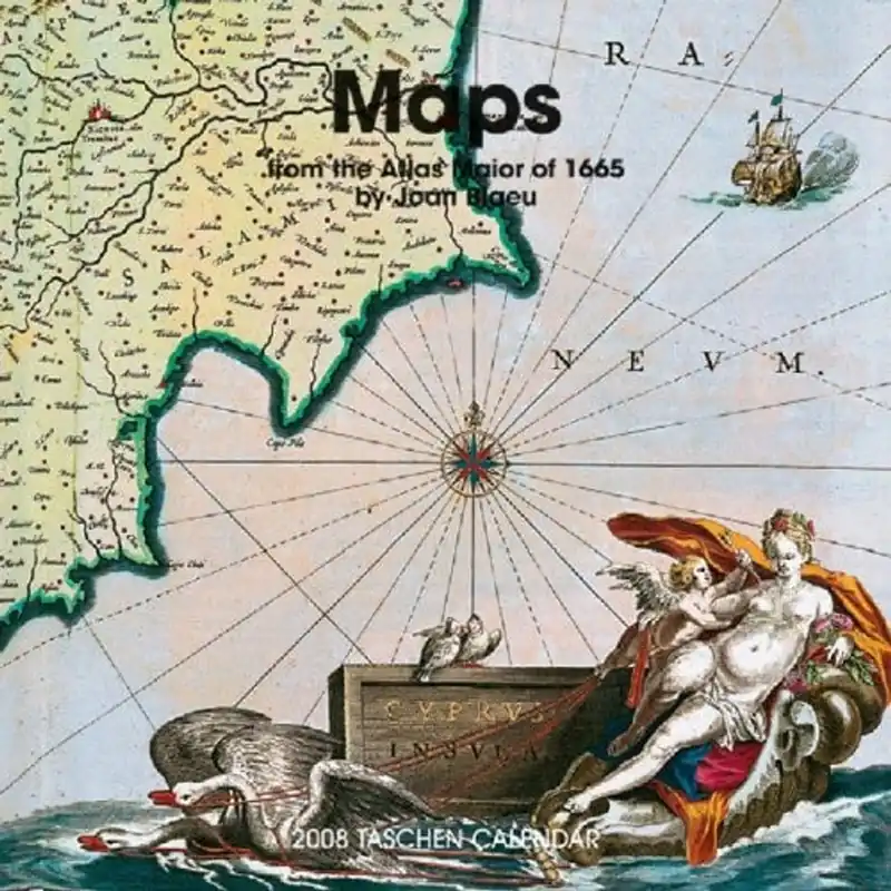 Maps 2008 Wall Calendar - Joan Blaeu Lage Kosten