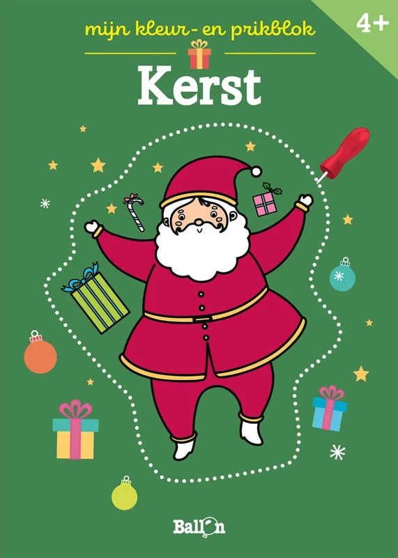 Kerstmis kleur- en prikblok Rechtstreeks Van De Fabrikant