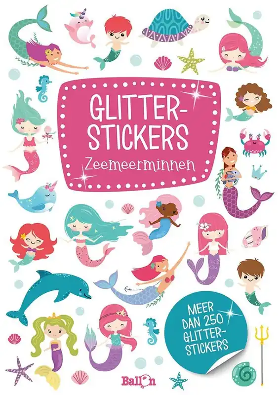 Meest Verkocht Glitterstickers Zeemeerminnen