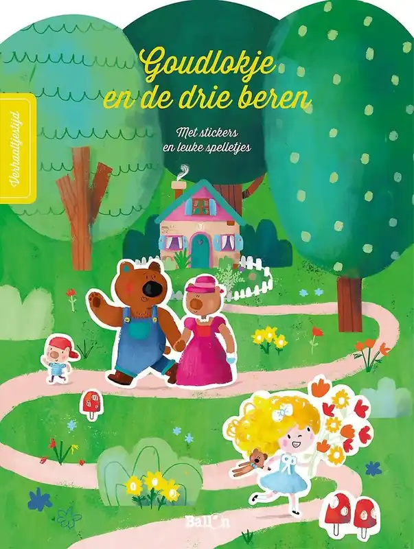 Sprookjesstickerboek Goudlokje en de drie beren Premium