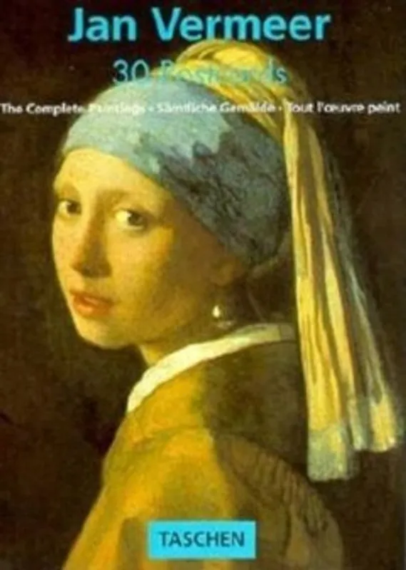VERMEER POSTCARDBOOK - Ingo F. Walther Op = Op