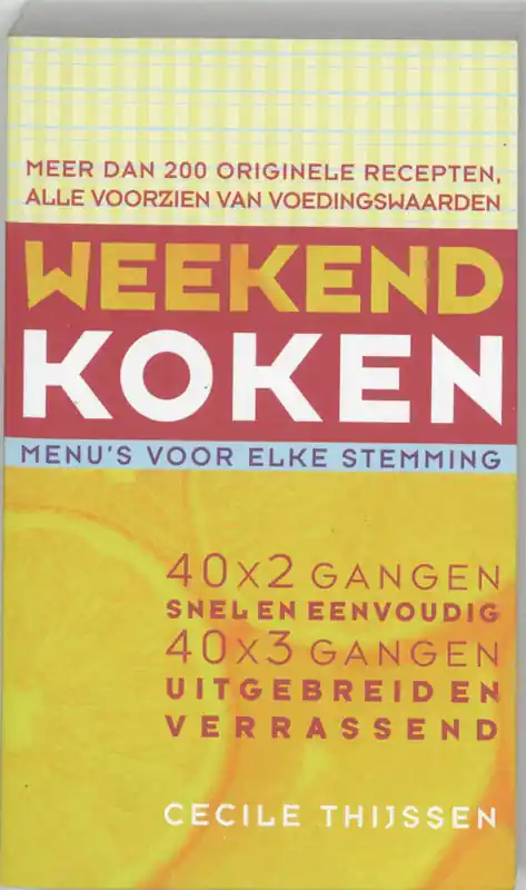 Weekendkoken - C. Thijssen Lage Prijs