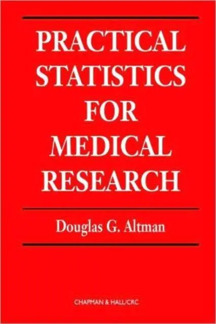 Practical Statistics for Medical Research / 1st Edition Tijdelijk Beschikbaar