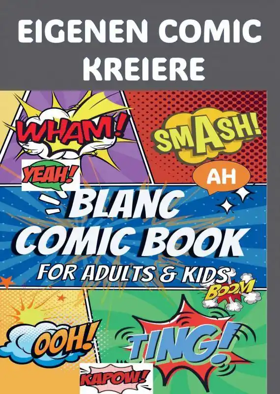 Eigenen Comic Kreiere : Blanko-Comicbuch Journale / 1 Edition Koop Vandaag