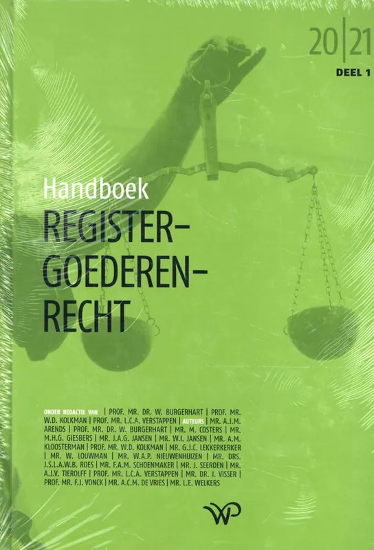 Korting Handboek Registergoederenrecht 2020-2021 (set) / Druk 1