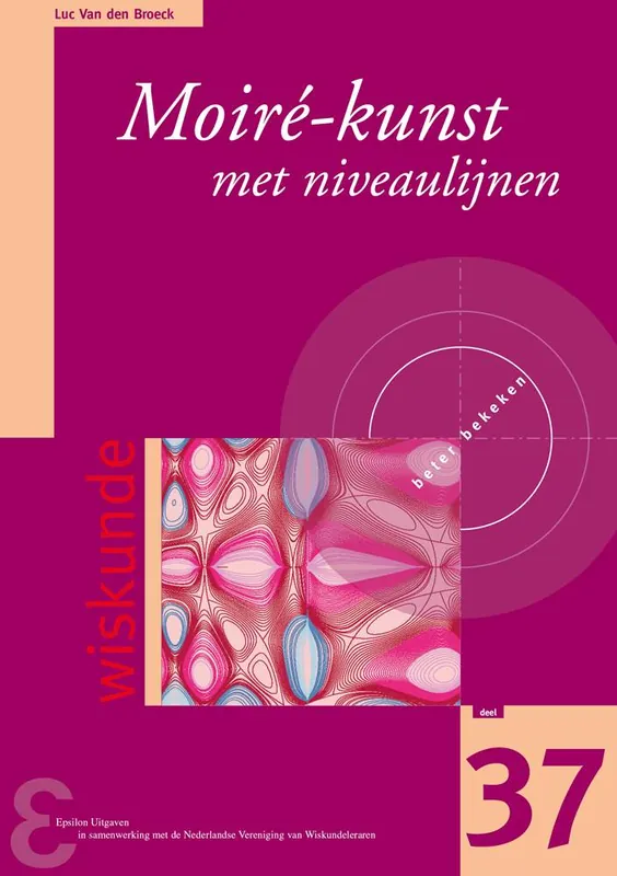 Moire-kunst met niveaulijnen / Druk 1 Nieuw